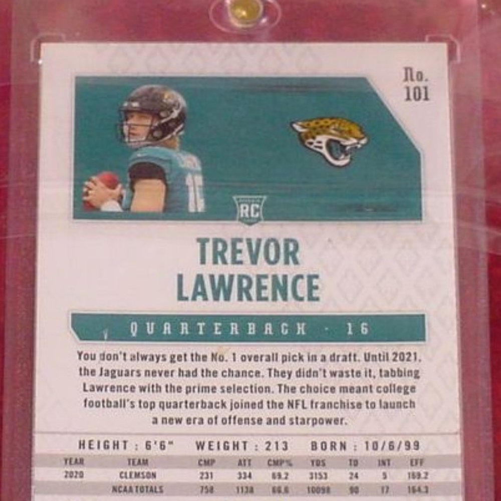 Trevor Lawrence Rookie RC Card - Picture 5 of 7